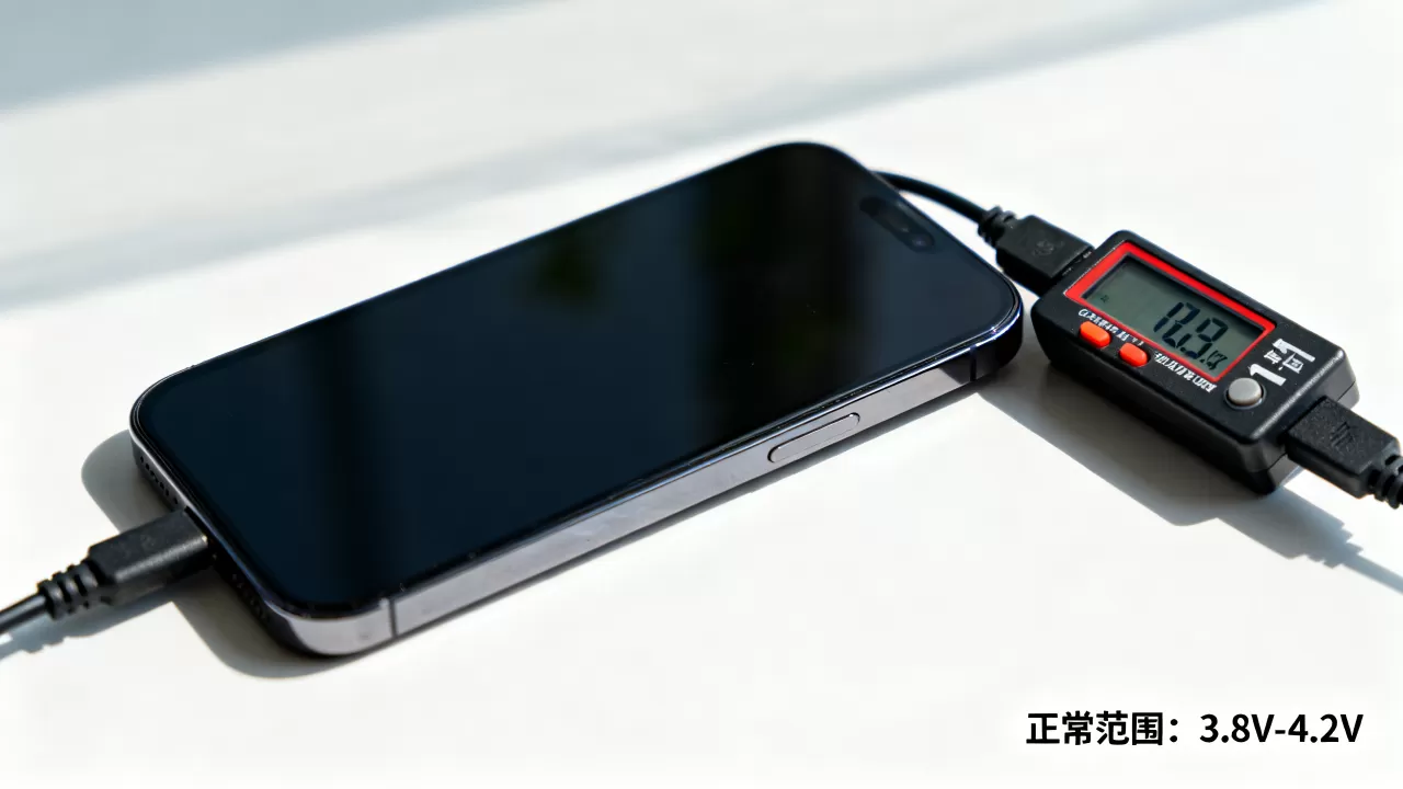 iphone开机电压是多少正常？iphone开机电压