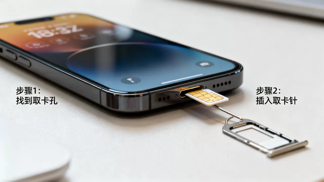 iphone怎么拔卡,苹果手机SIM卡取卡教程 iphone怎么拔卡,苹果手机SIM卡取卡教程