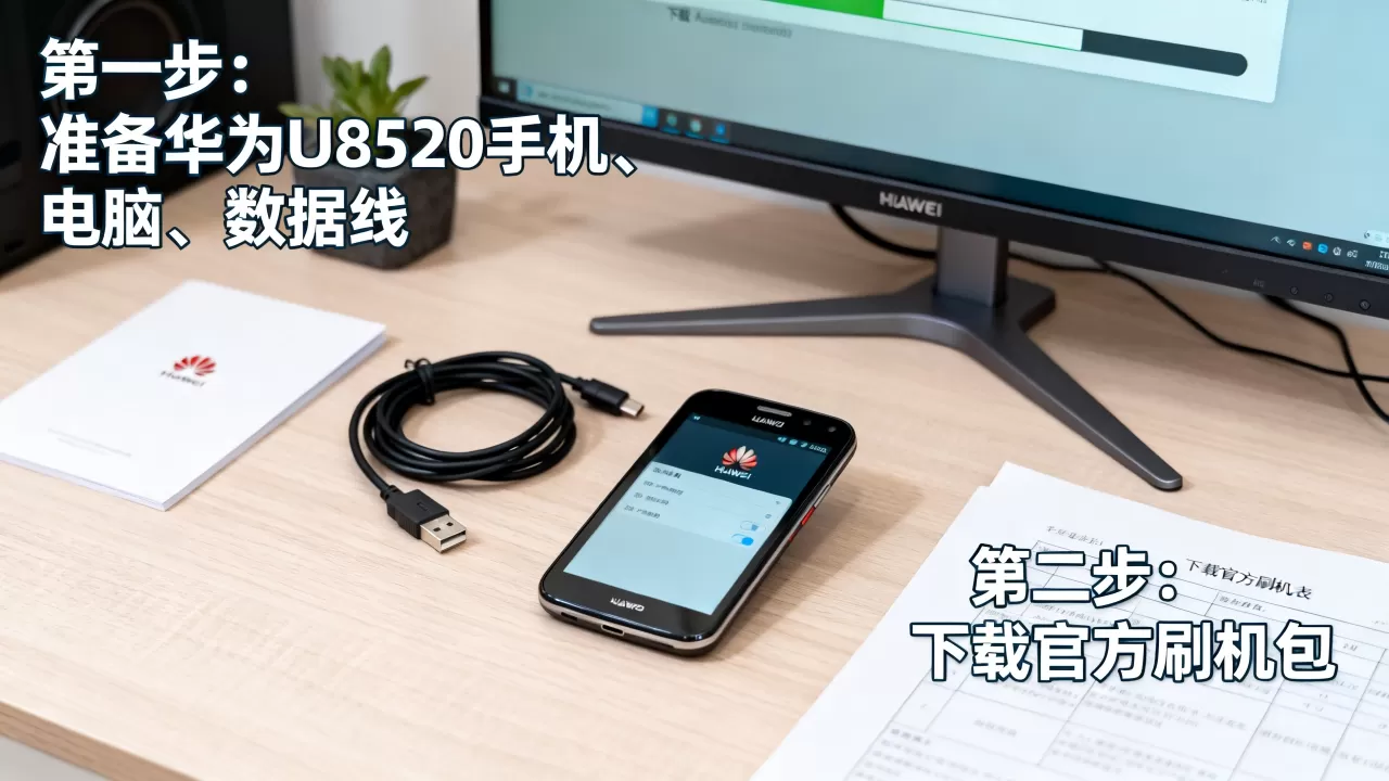 华为u8520刷机教程，华为U8520刷机包下载