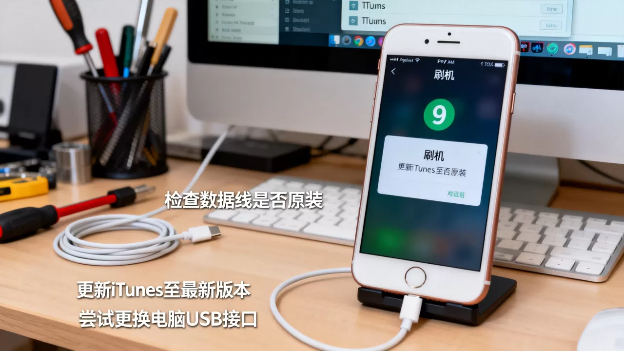 苹果7刷机9错误怎么办？苹果手机刷机报错9解决方法