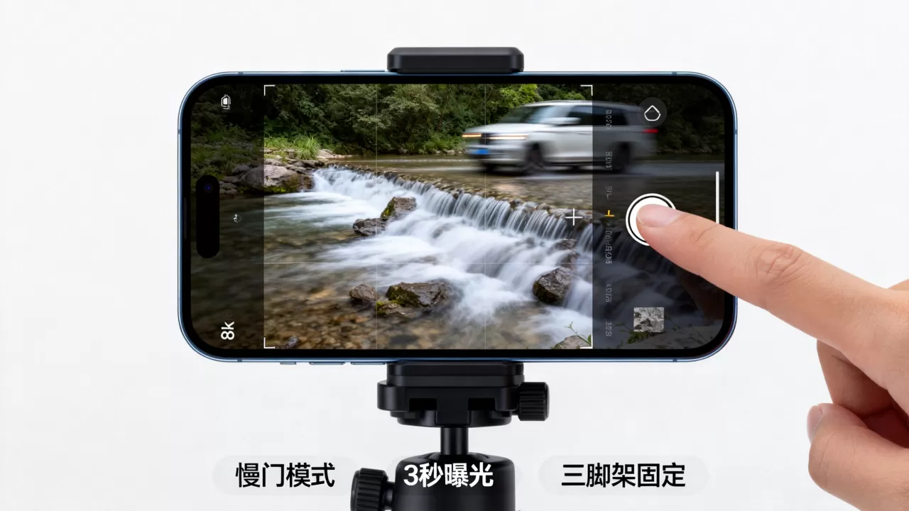 慢速快门iPhone怎么拍?手机慢门拍摄技巧 慢速快门iPhone怎么拍?手机慢门拍摄技巧