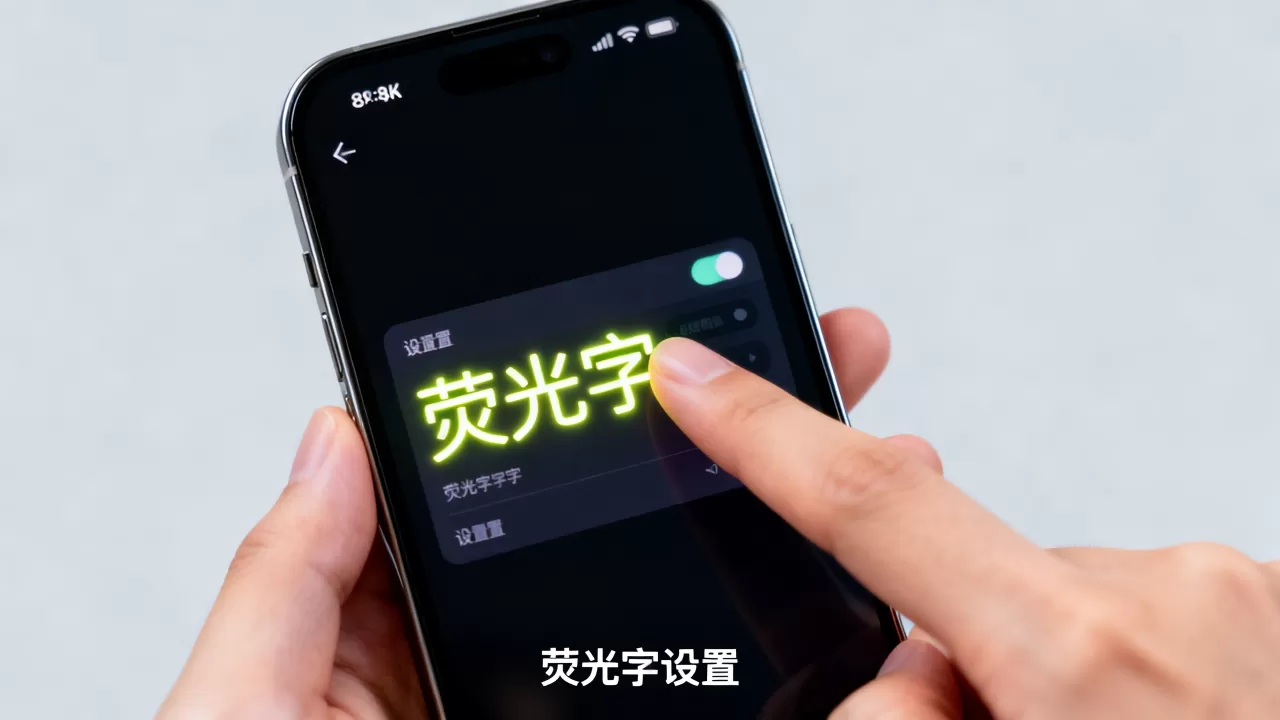 iPhone荧光字怎么设置,iPhone荧光字 iPhone荧光字怎么设置,iPhone荧光字