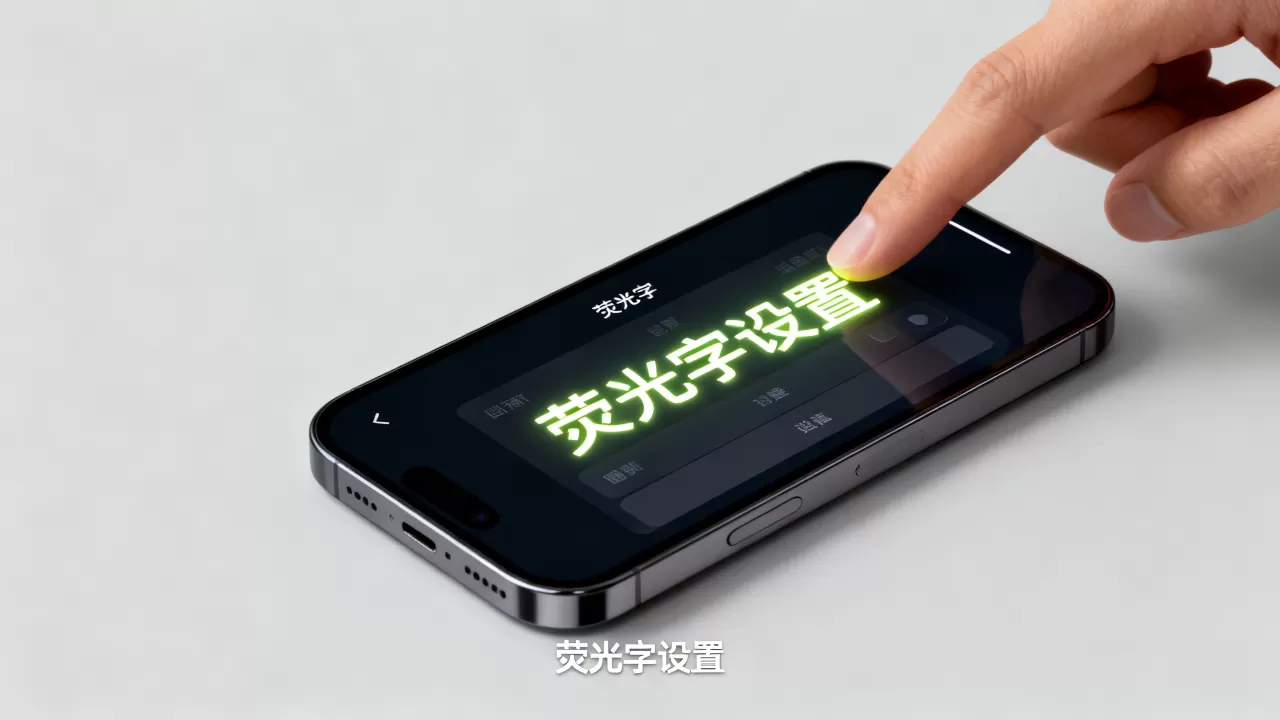iPhone荧光字怎么设置,iPhone荧光字 iPhone荧光字怎么设置,iPhone荧光字