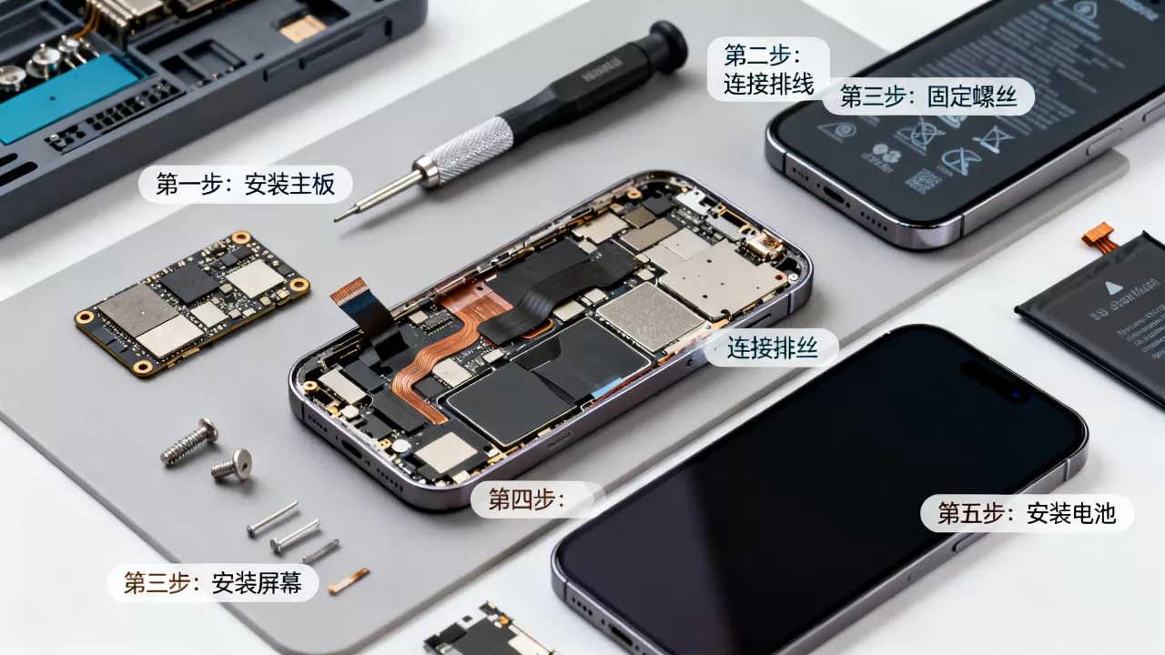 如何组装iPhone,iphone组装教程 如何组装iPhone,iphone组装教程
