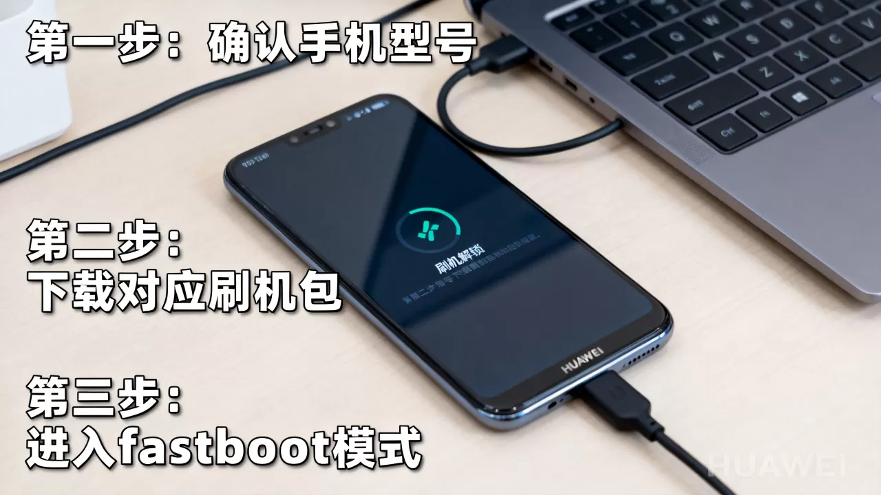 华为无法开机刷机解锁怎么办，华为手机刷机解锁教程