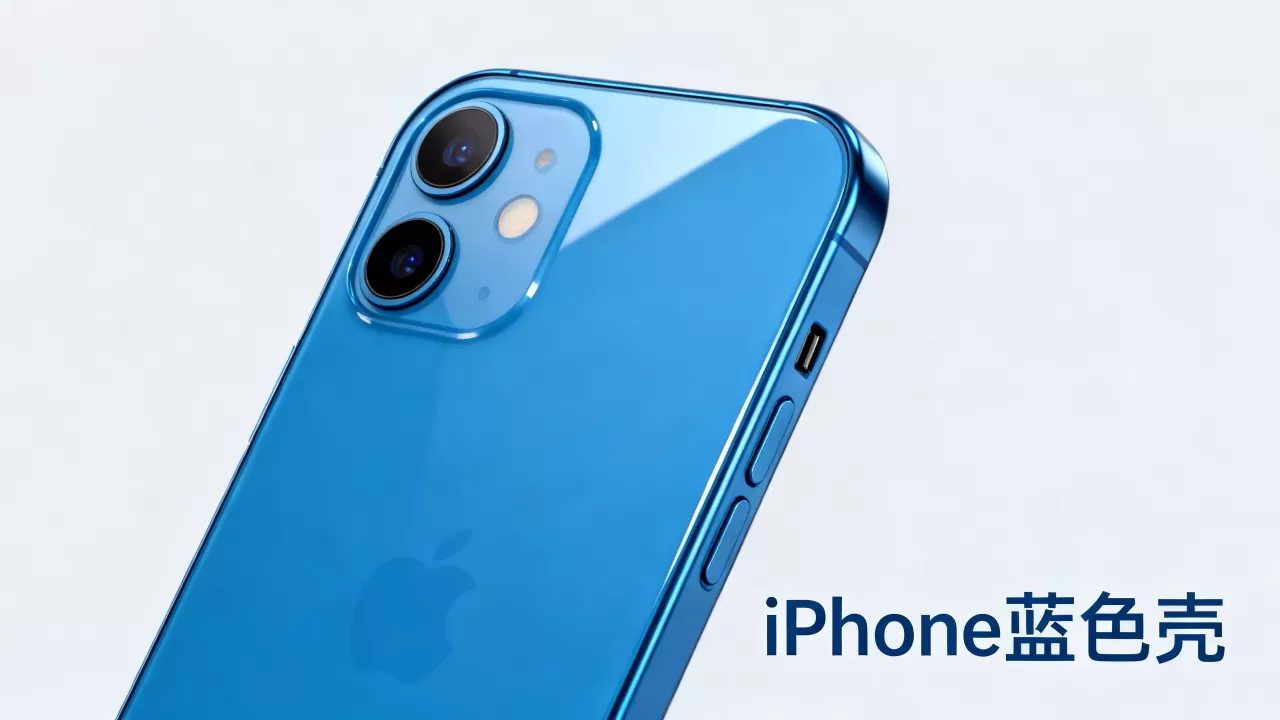 iPhone蓝色壳好看吗，iPhone蓝色壳