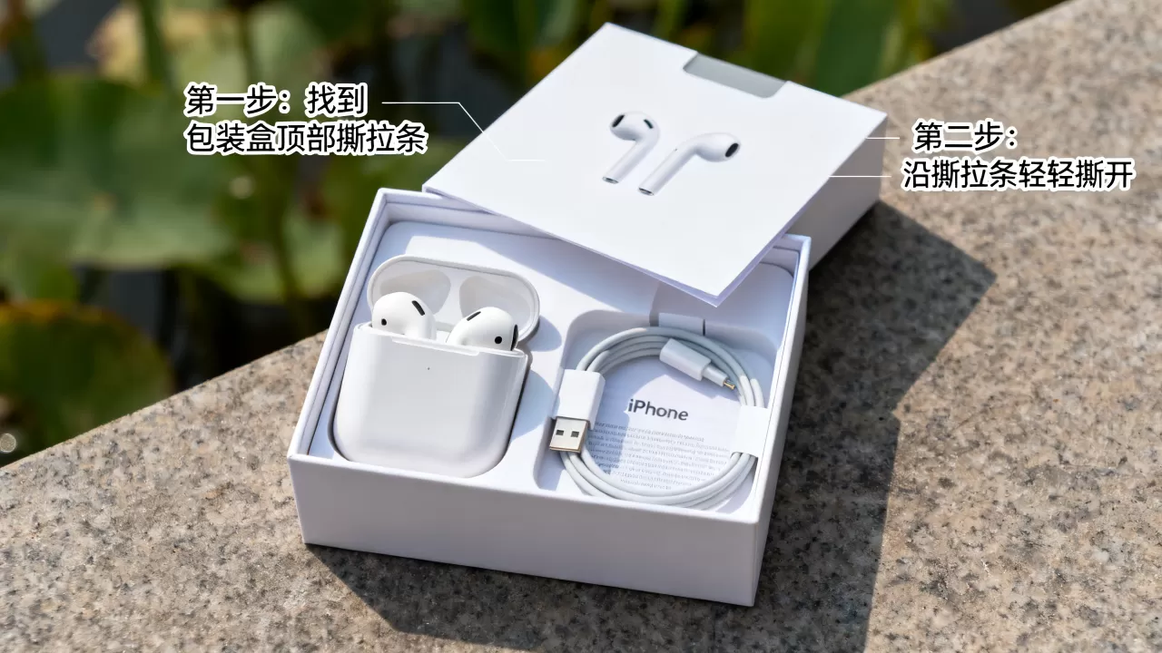 iPhone耳机包装怎么打开,苹果耳机包装盒 iPhone耳机包装怎么打开,苹果耳机包装盒