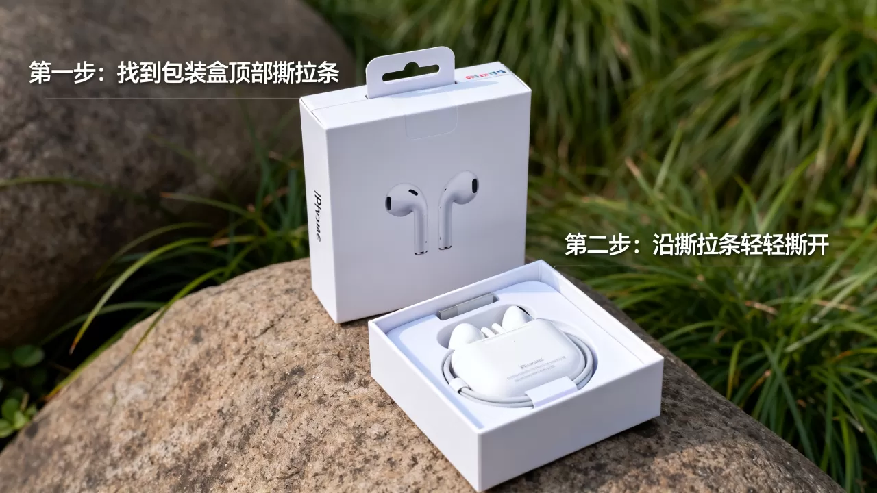 iPhone耳机包装怎么打开,苹果耳机包装盒 iPhone耳机包装怎么打开,苹果耳机包装盒