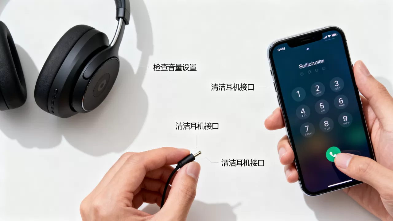 iphone耳机通话声音小怎么办，iphone耳机通话