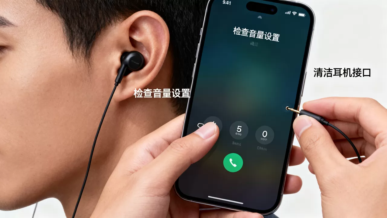 iphone耳机通话声音小怎么办，iphone耳机通话