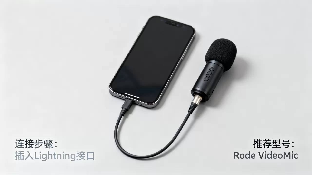 iphone外接麦怎么连接，iphone外接麦克风推荐