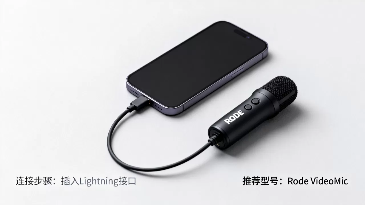 iphone外接麦怎么连接，iphone外接麦克风推荐
