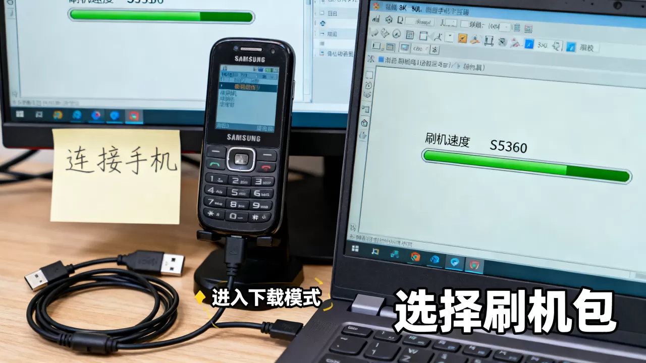 s5360刷机教程，三星s5360刷机失败怎么解决