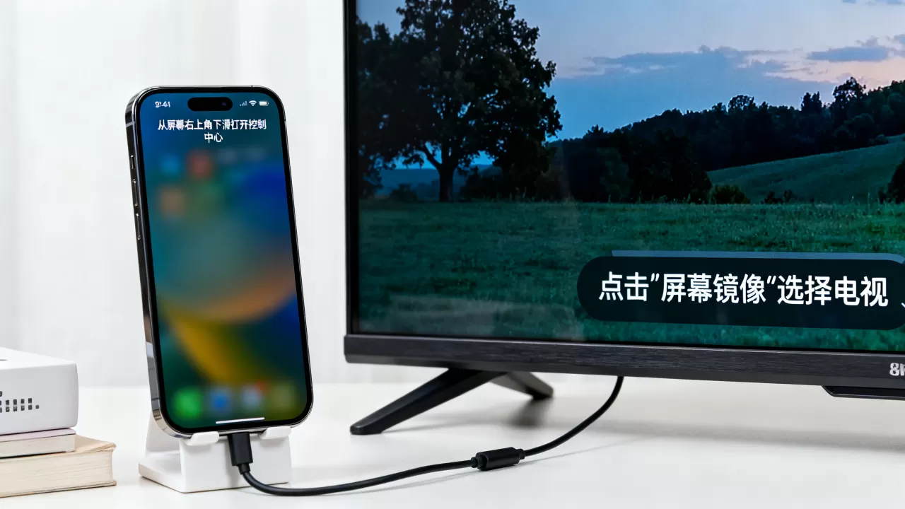 iphone怎么转屏幕,iphone投屏到电视 iphone怎么转屏幕,iphone投屏到电视
