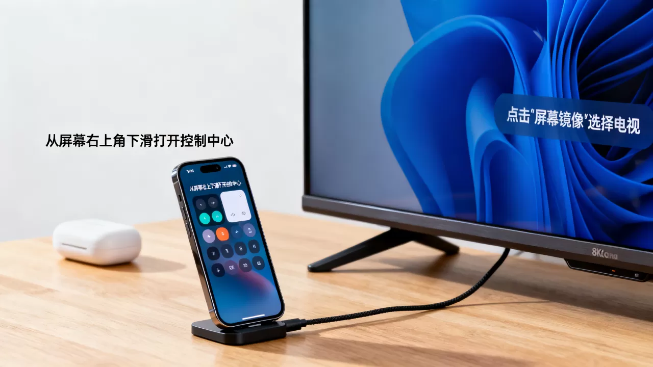 iphone怎么转屏幕,iphone投屏到电视 iphone怎么转屏幕,iphone投屏到电视