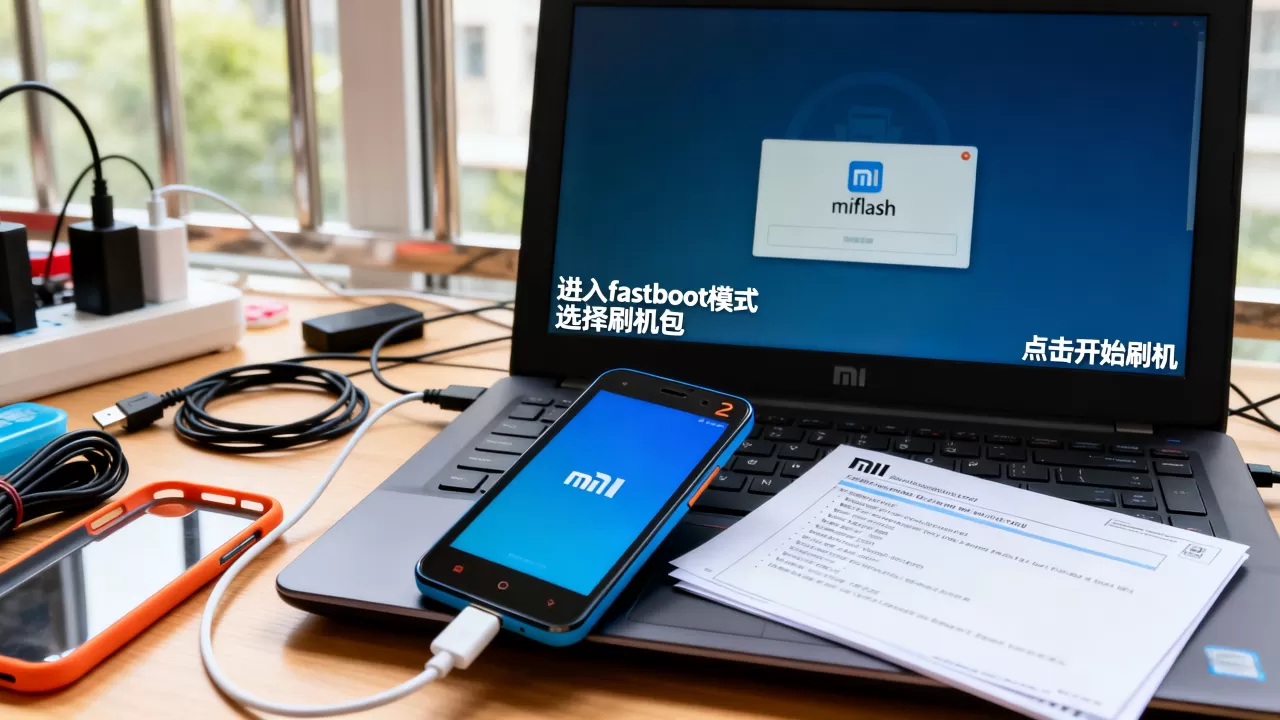 红米2刷机miflash教程，红米2刷机教程