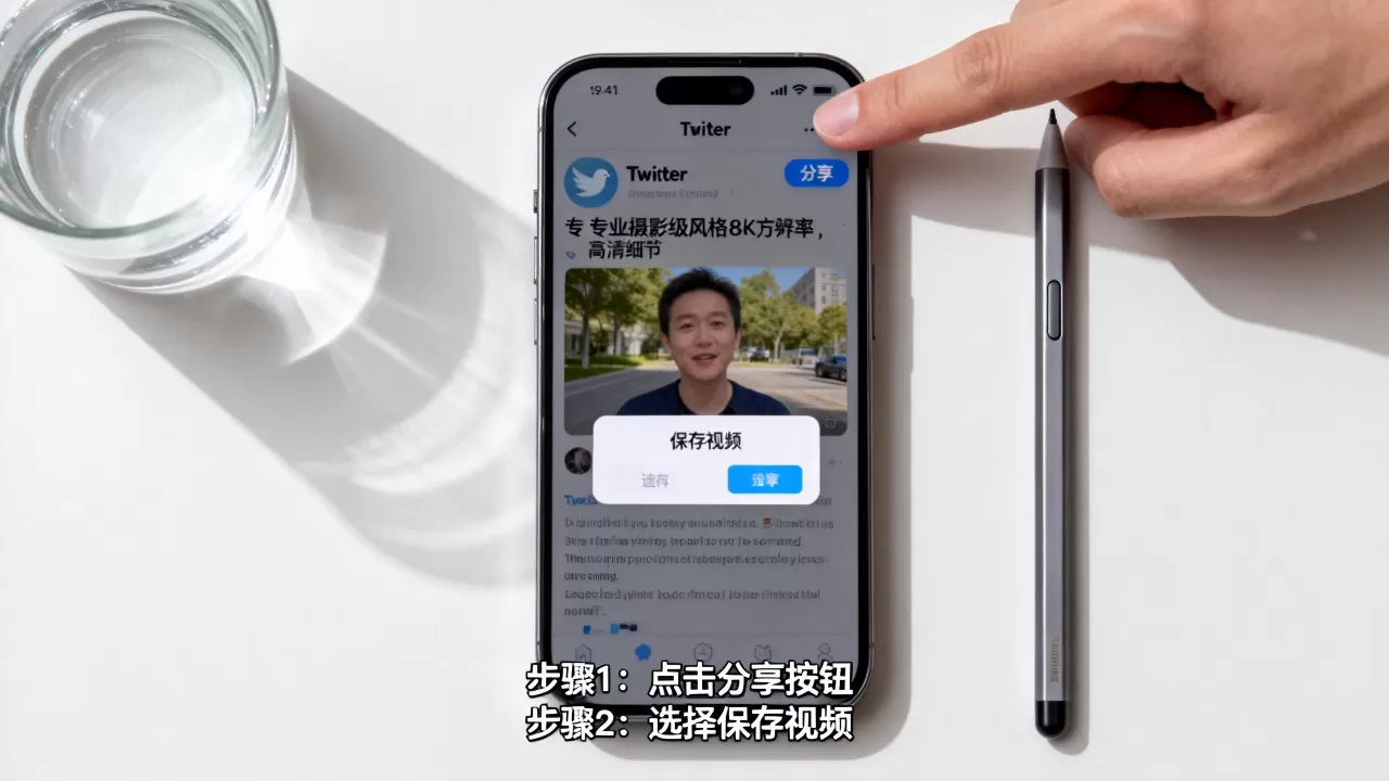 iphone怎么保存twitter视频，iphone保存twitter