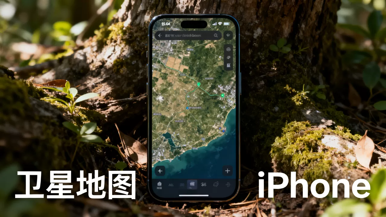 iphone能看卫星地图吗，iphone卫星地图