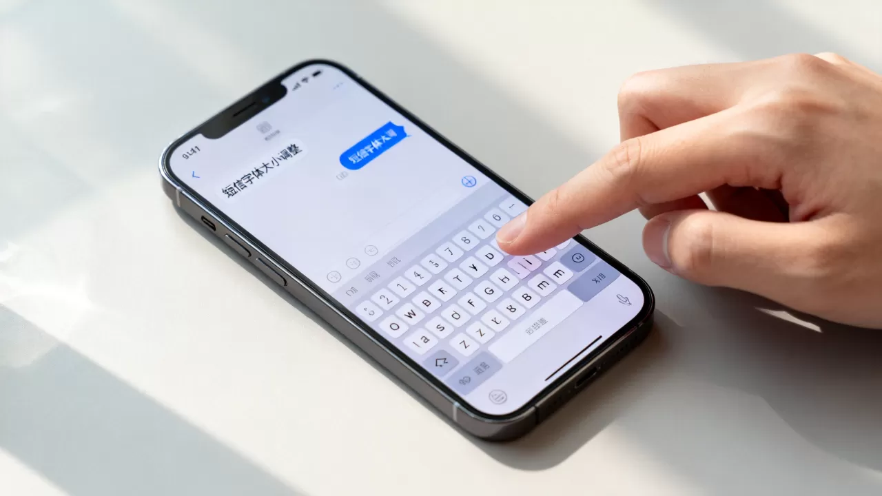 iphone短信字体怎么改，iphone短信字体大小