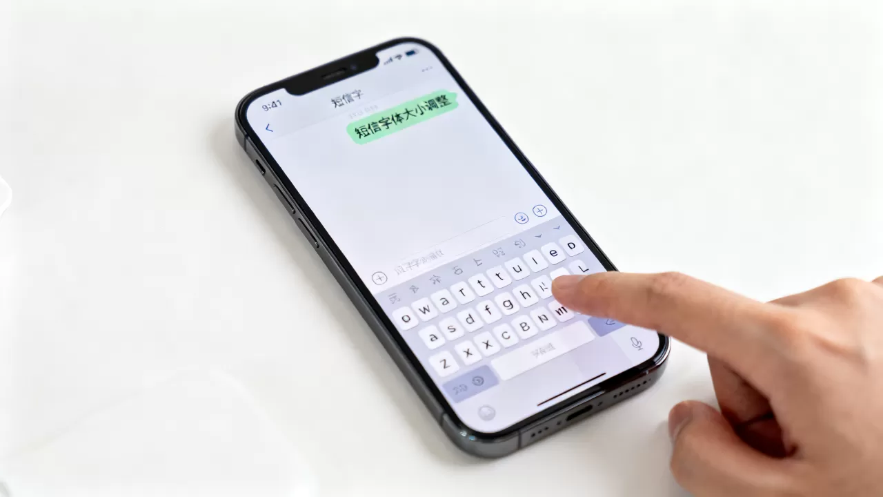 iphone短信字体怎么改，iphone短信字体大小