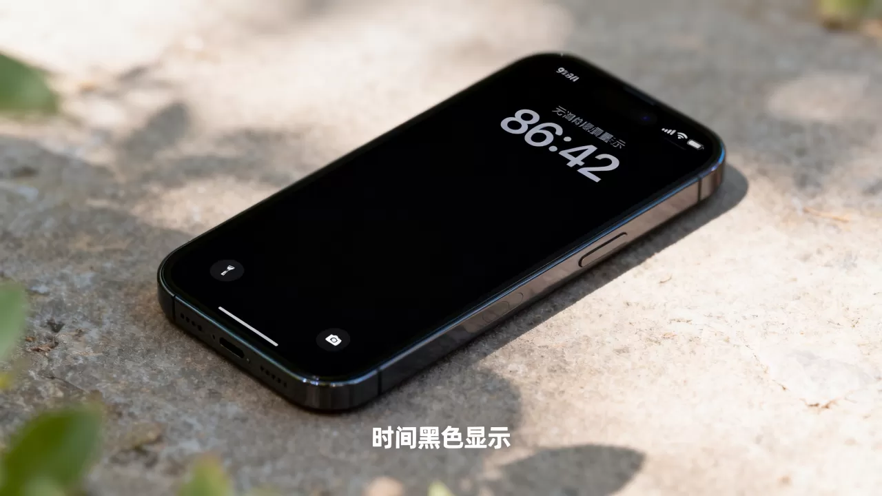 iphone时间黑色是什么，iphone时间黑色