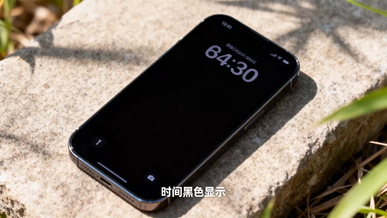 iphone时间黑色是什么，iphone时间黑色