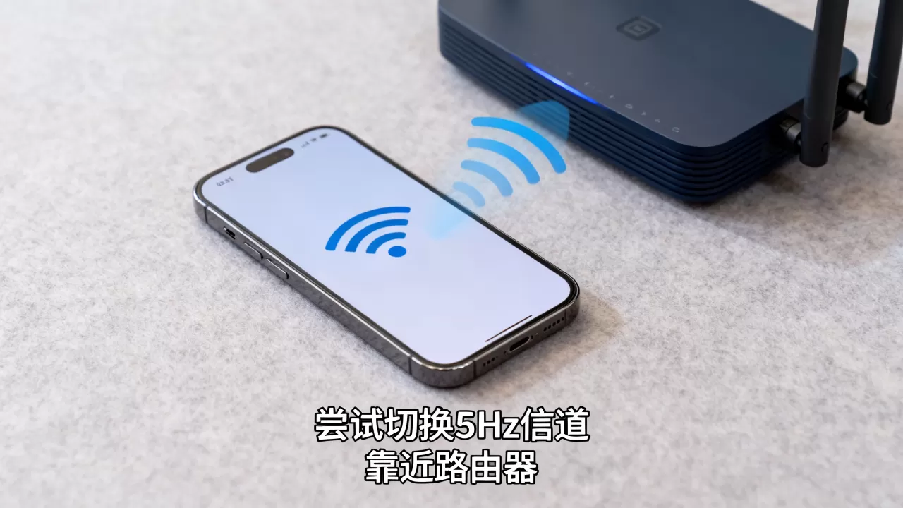 iPhone WiFi信号差怎么办，iPhone WiFi信道