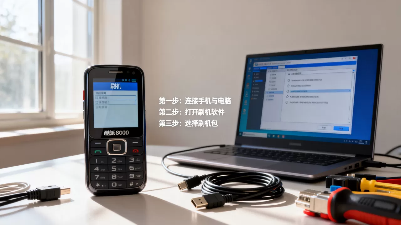 酷派8020刷机教程，酷派8020怎么刷机？