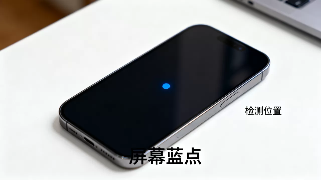 iPhone屏幕出现蓝点是怎么回事，iPhone屏幕蓝点