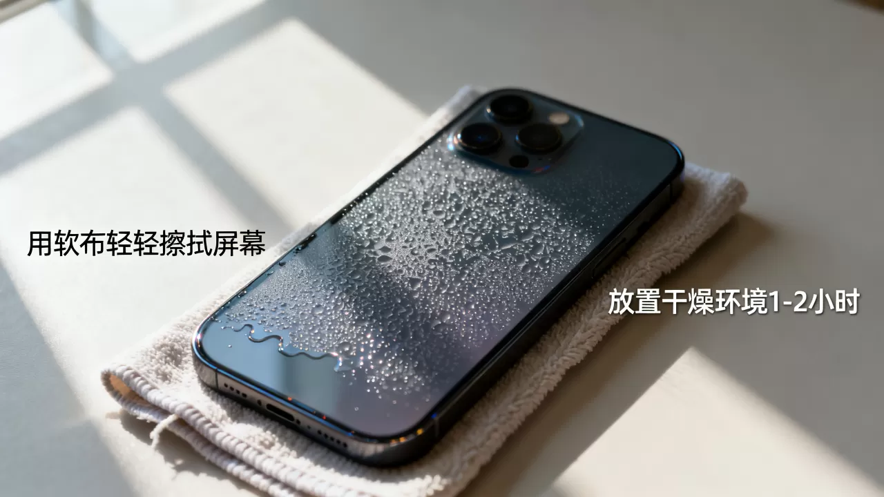 iphone屏幕起水雾怎么办，iphone屏幕进雾