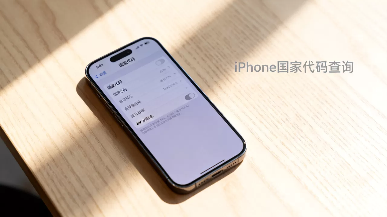 iphone国家代码是多少？iphone国家代码