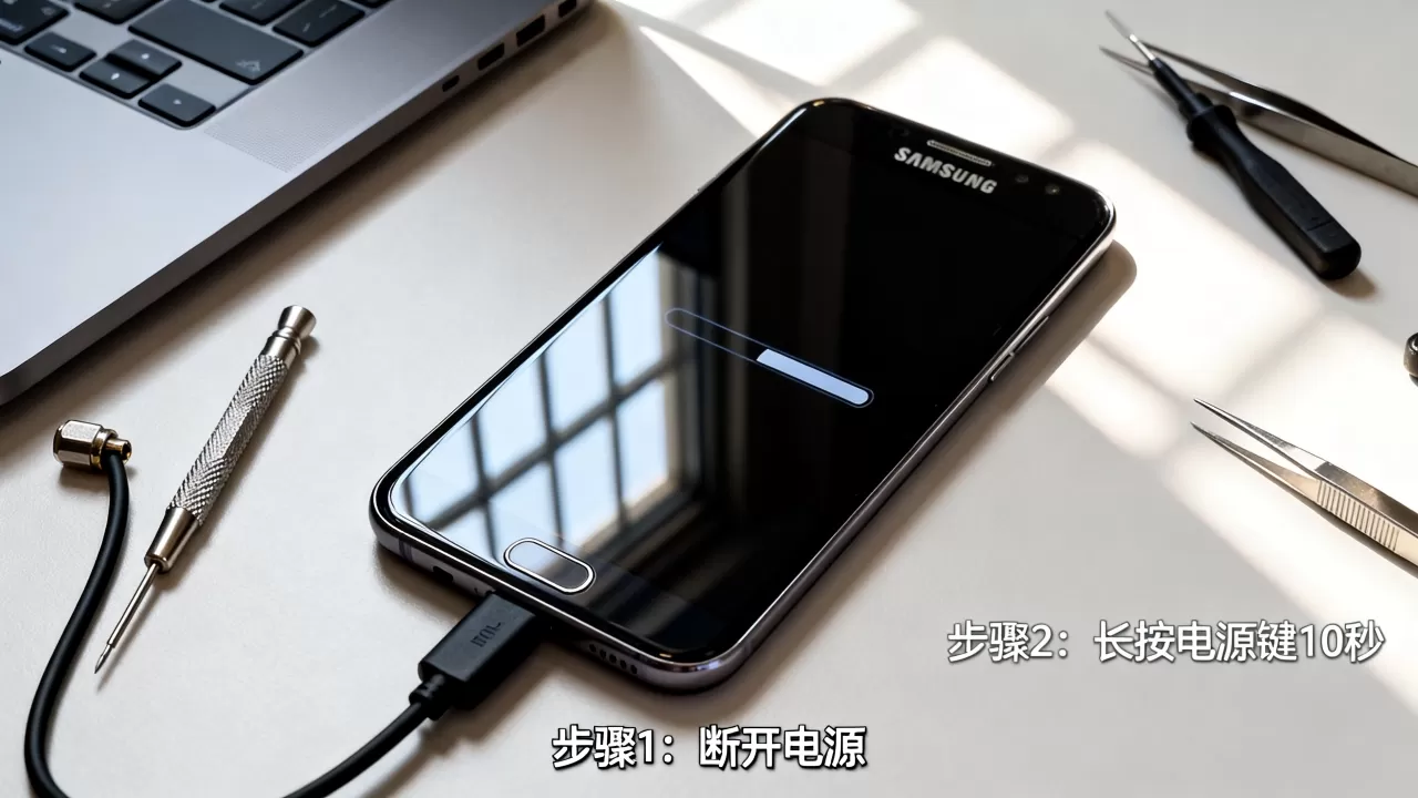 三星刷机断电怎么办？三星手机刷机黑屏重启急救