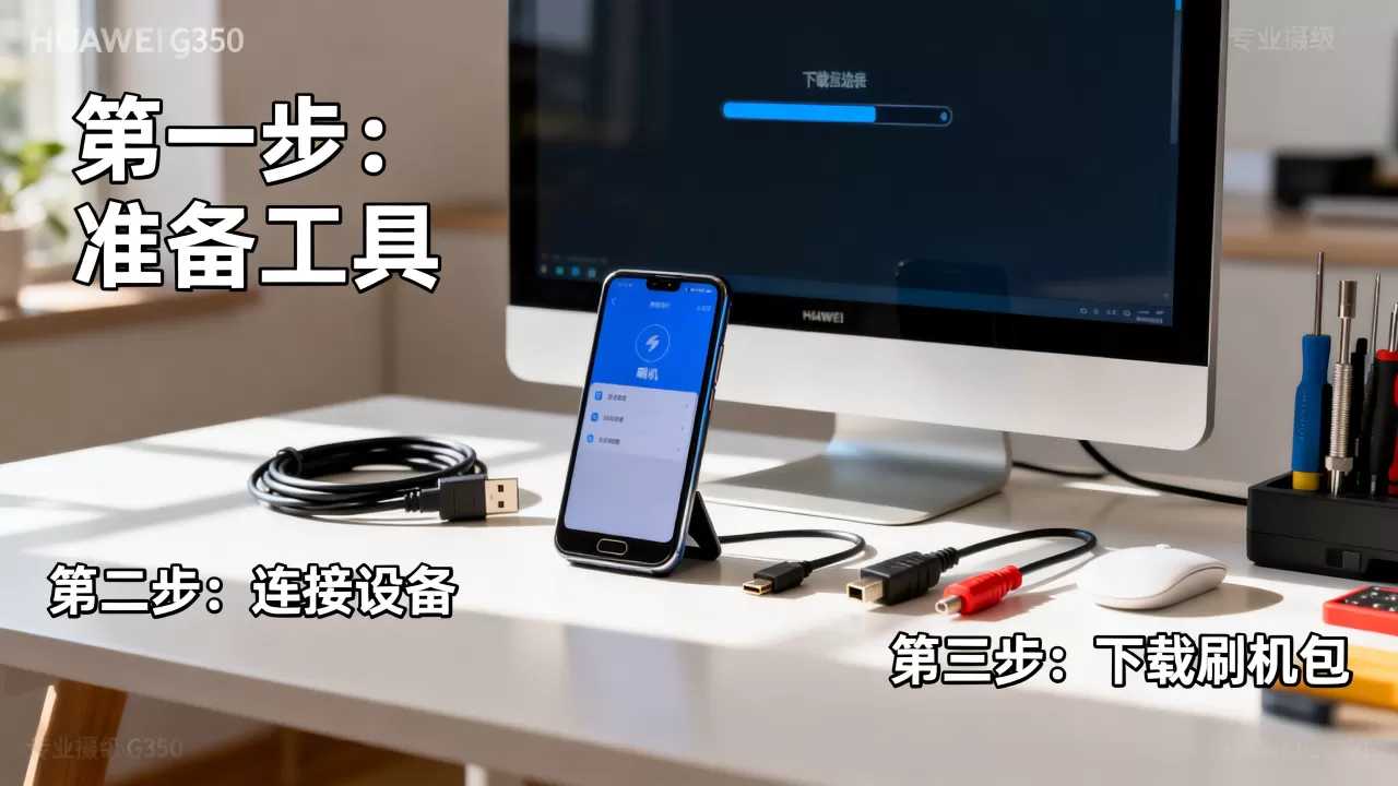 华为g350刷机教程，华为g350刷机包下载