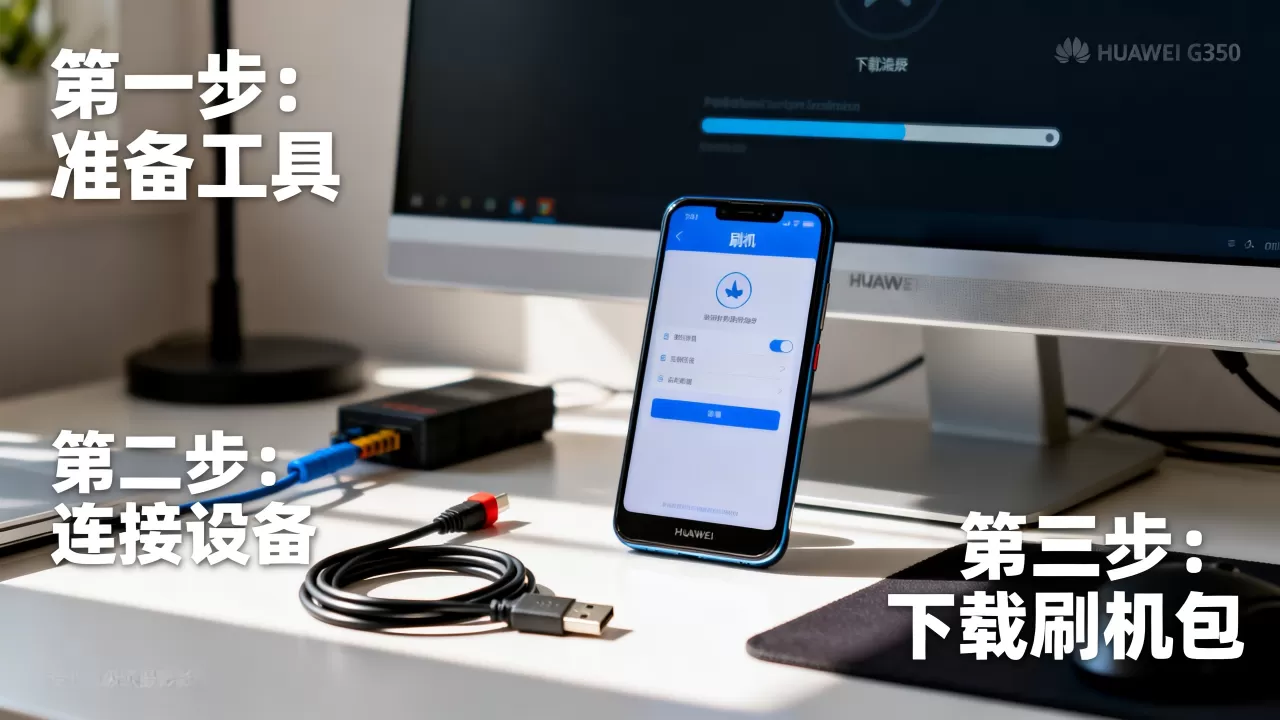 华为g350刷机教程，华为g350刷机包下载