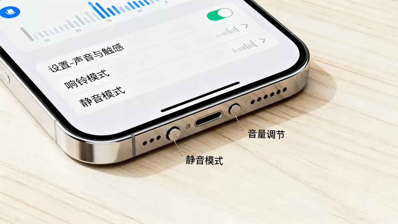 iphone响铃模式不响怎么办，iphone静音和响铃