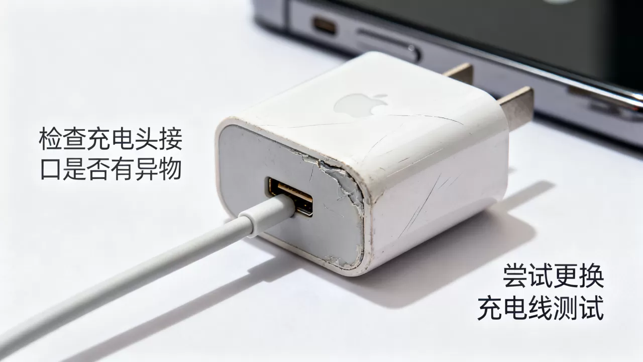 iphone充电头坏了怎么办，iphone充电头