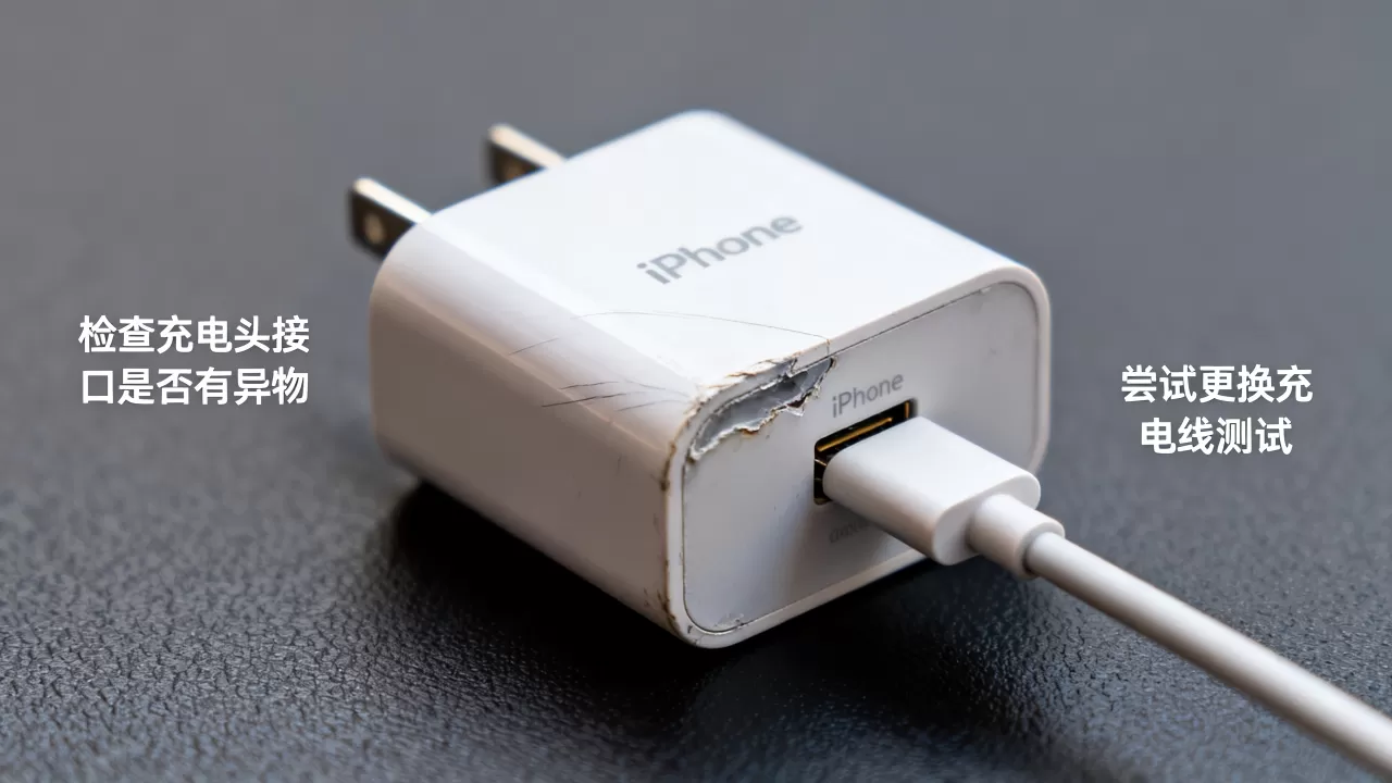 iphone充电头坏了怎么办，iphone充电头