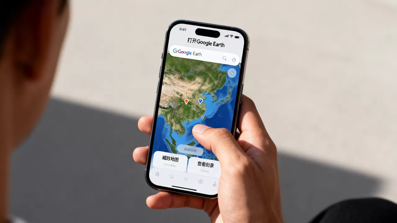 Google Earth iPhone怎么用,Google Earth手机版 Google Earth iPhone怎么用,Google Earth手机版
