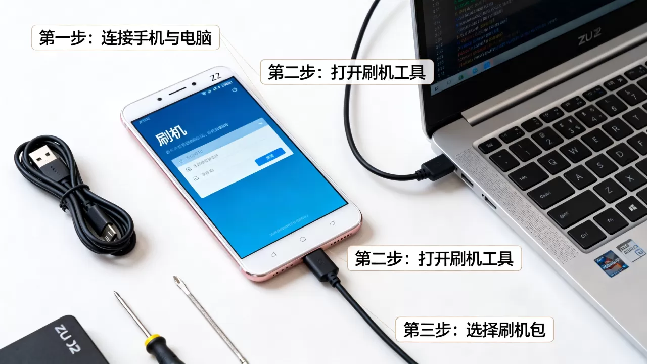 zukz2刷机视频，zuk z2怎么刷机教程