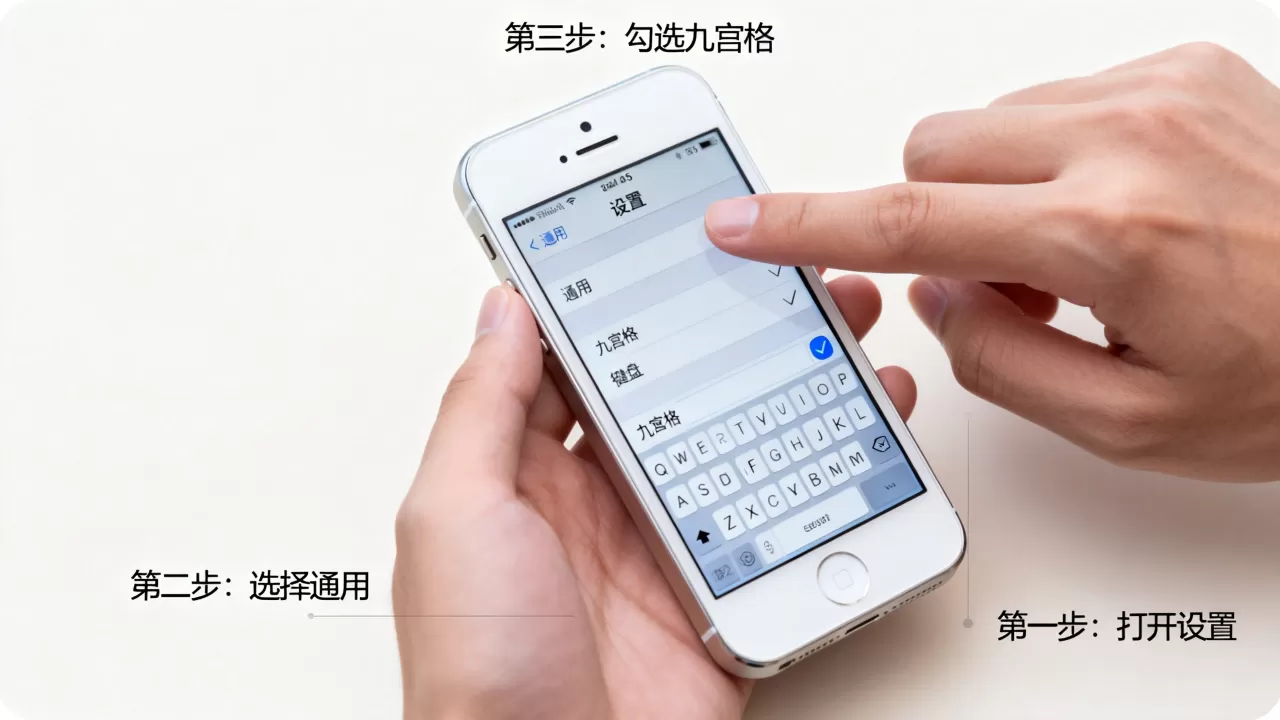 iphone5怎么设置九宫格,iphone5九宫格键盘怎么调 iphone5怎么设置九宫格,iphone5九宫格键盘怎么调