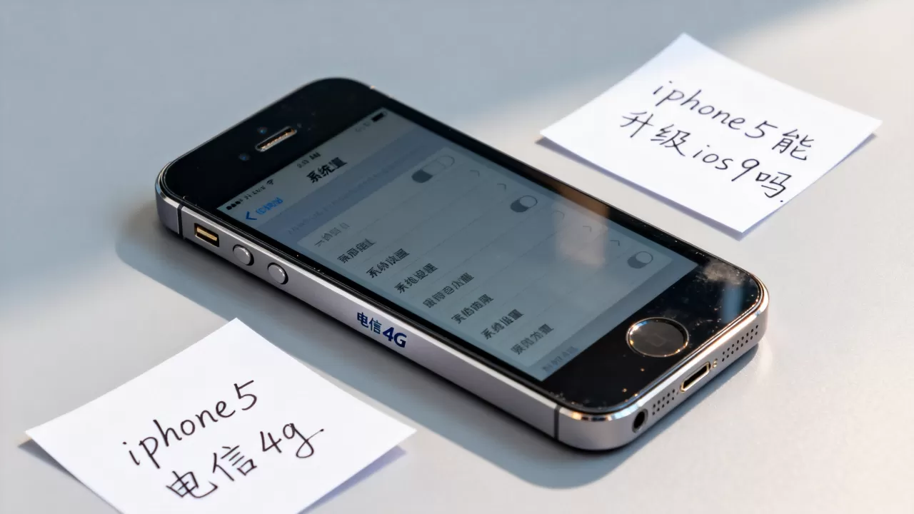 iphone5能升级ios9吗，iphone5电信4g
