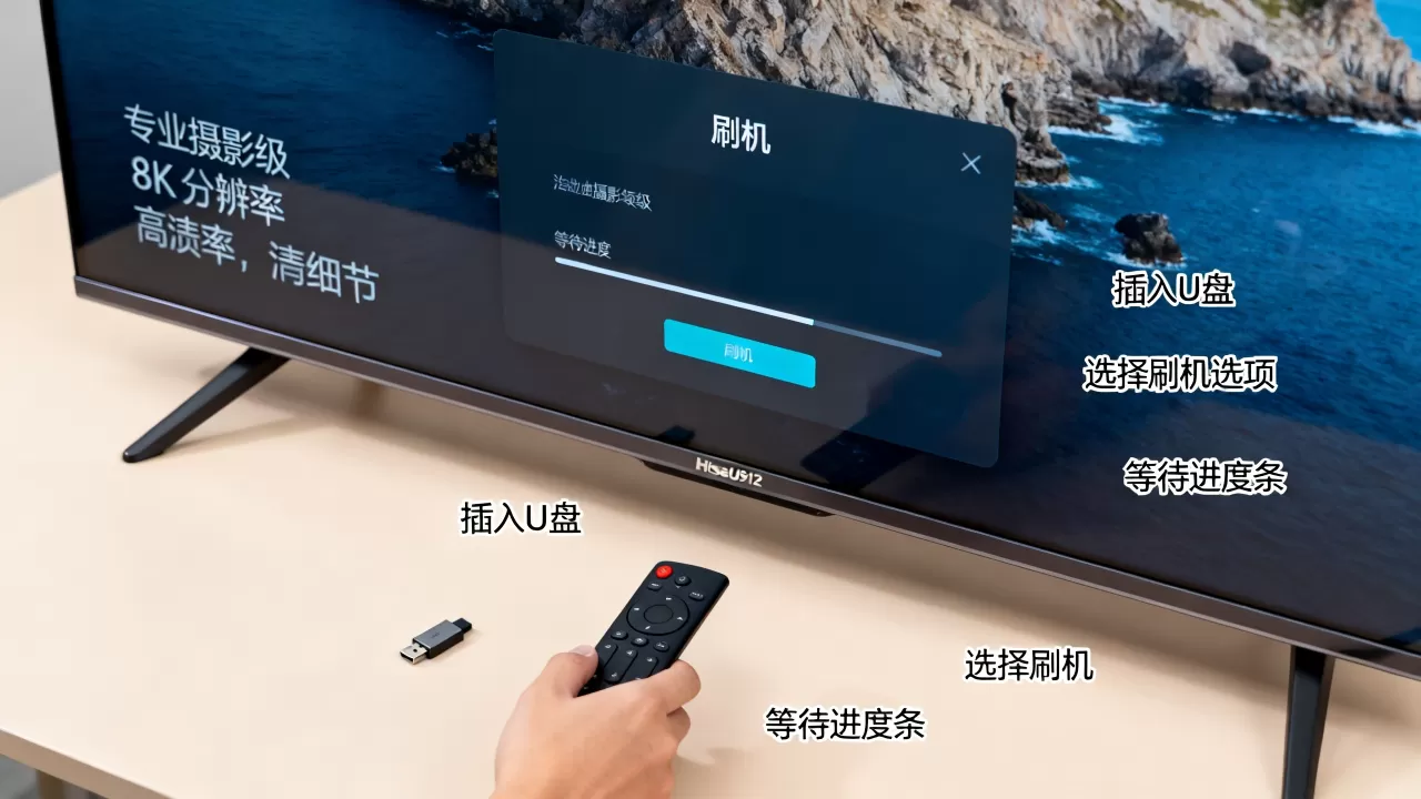海信u912刷机教程，海信电视u912刷机失败怎么办