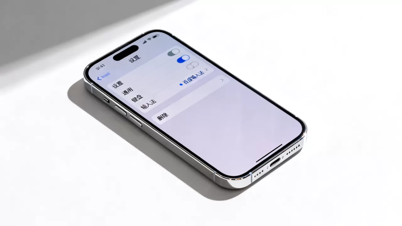 iphone卸载百度输入法怎么操作，iphone卸载百度输入法