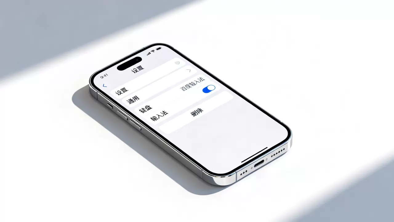 iphone卸载百度输入法怎么操作，iphone卸载百度输入法