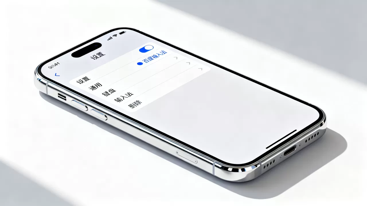 iphone卸载百度输入法怎么操作，iphone卸载百度输入法