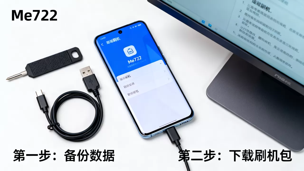 me722刷机教程，me722刷机教程详解
