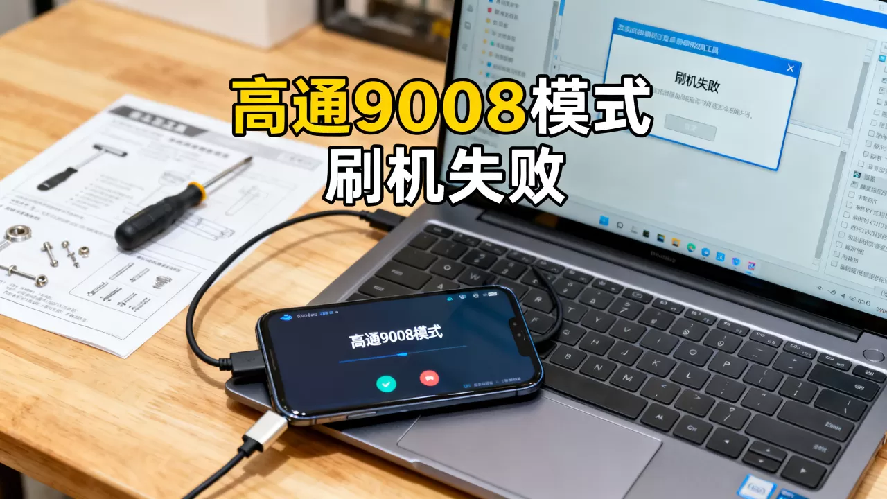 高通9008模式刷机失败怎么办，高通9008模式