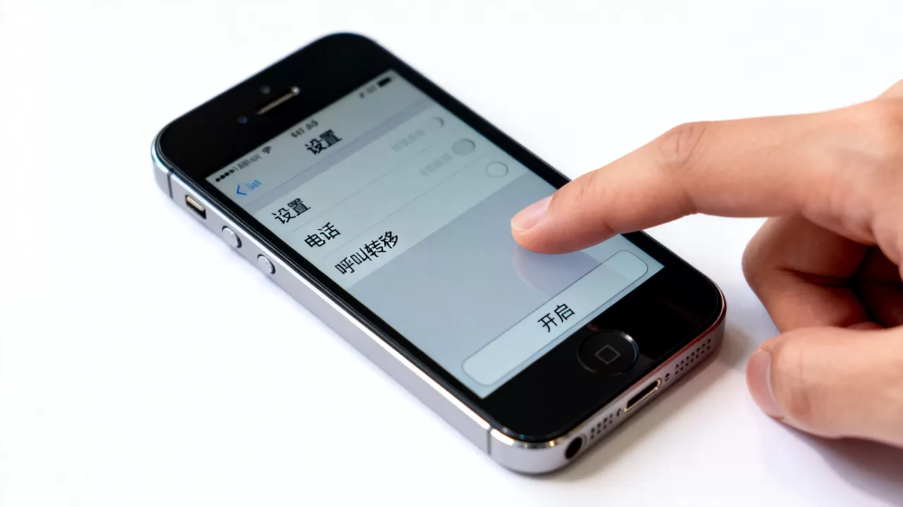 iPhone5怎么设置呼叫转移，iPhone5呼叫转移设置教程
