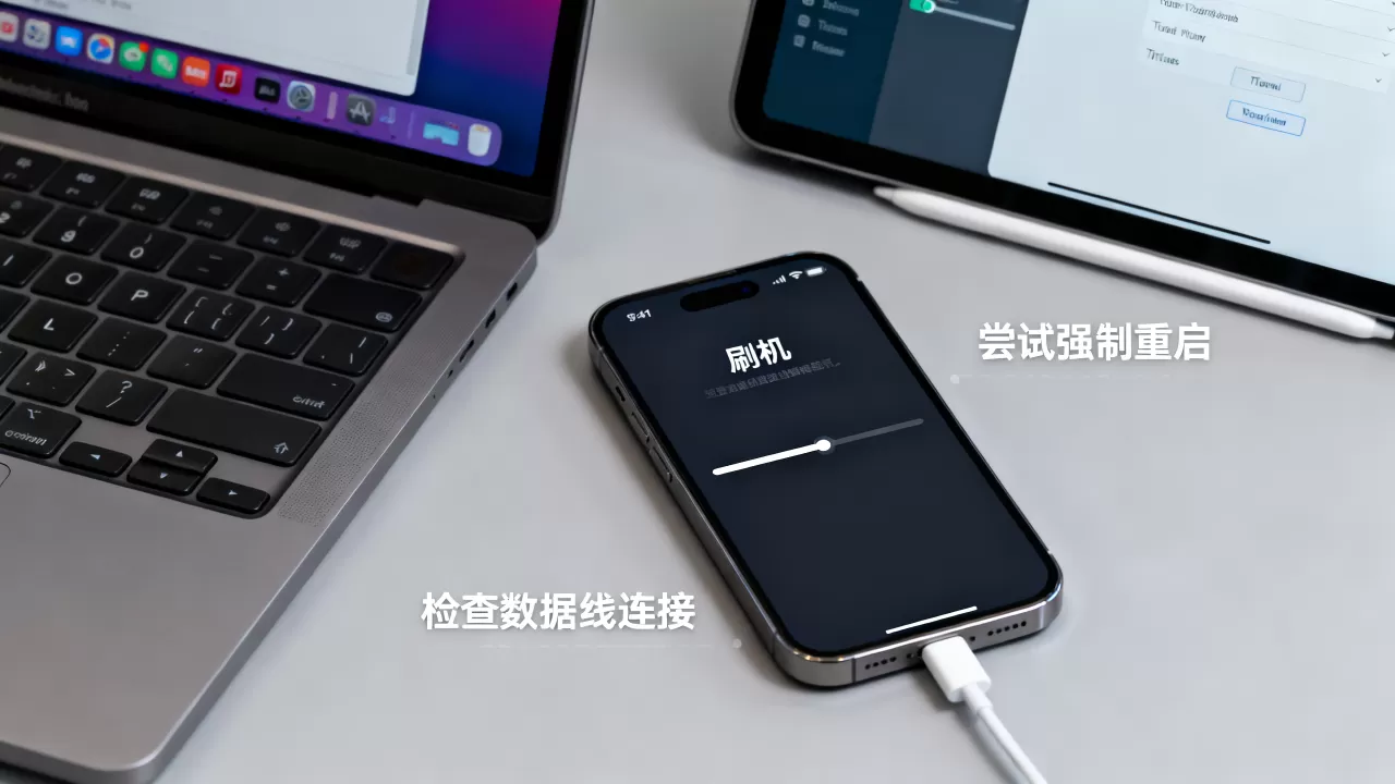 iphone刷机不动了怎么办，iPhone刷机卡住解决方法