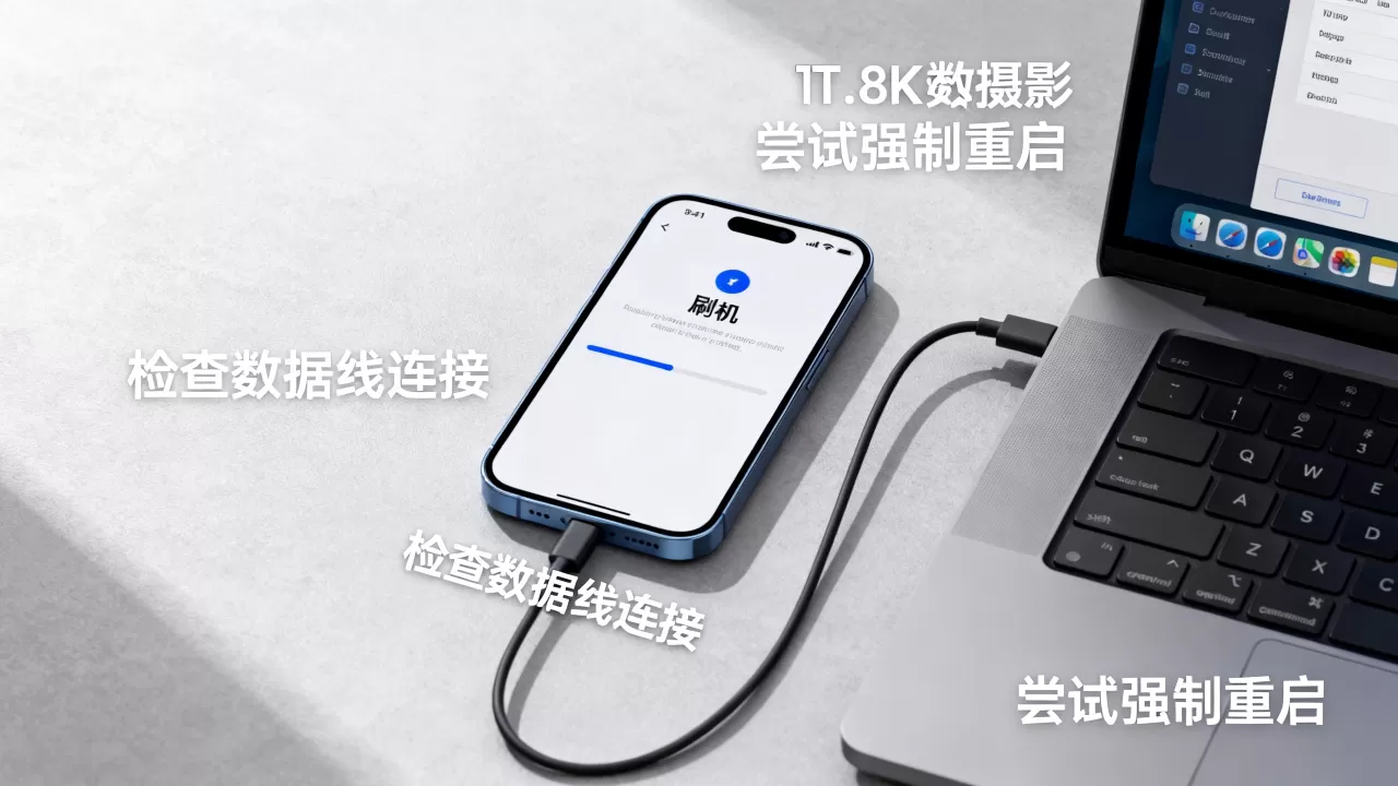 iphone刷机不动了怎么办，iPhone刷机卡住解决方法